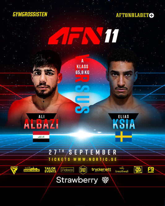 Göteborg’s Elias Ksia to Face UFC Contender Amir Albazi’s Brother Ali Albazi at AFN 11