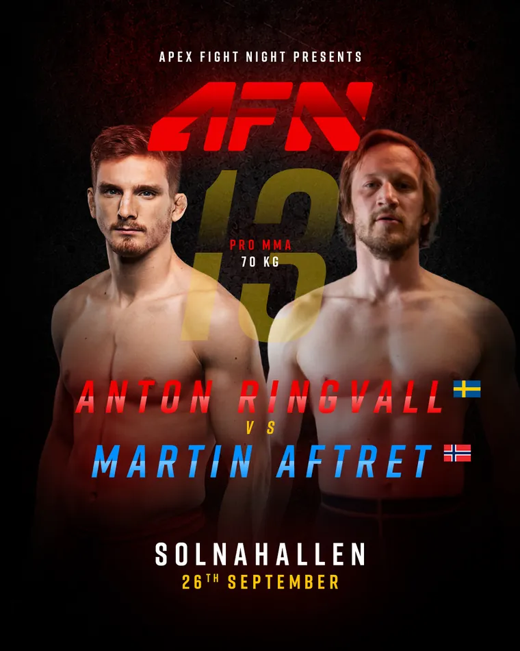 Anton Ringvall mot Martin Aftret