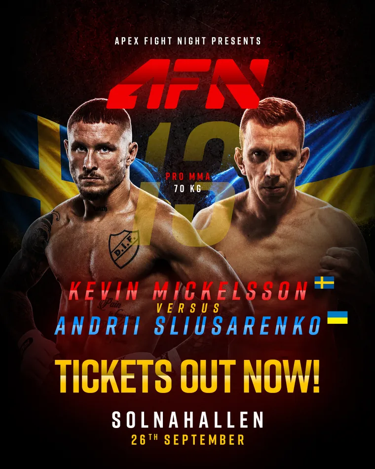Kevin Mikaelsson mot Andri Sliusarenko