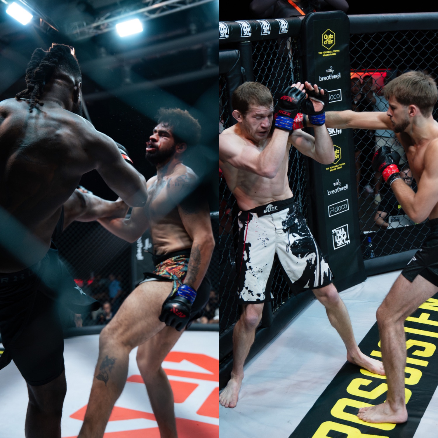 AFN 10: Pitts och Adams levererade brutala knockouts i Stockholm